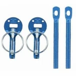 Sparco 01606AA Hood Hairpin Style Steel Blue Anodized Pair New. Price: $61.95.