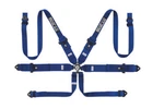 Sparco Blue 6 Point Hans Racing Harness 3" / 2" Steel Pull Down New. Price: $429.00.