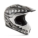 New Zoan Synchrony Mx Motorcycle Helmet, Monster Matte Black/silver- 3XL. Price: $109.95.