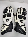 Alpinestars Pro R2 Gloves Leather White Motorcycle Racing Pre-owned. Price: $85.00.