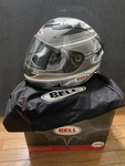 Excellent Condition Bell Apex Motorcycle Helmet W/bag, Original Box, Size Pre-owned. Price: $50.00.
