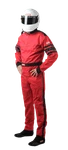 Racequip 110014RQP Series 1-PC Driving Suit Sfi 3.2A/1 Red/black Stripe New. Price: $149.95.