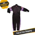 Racequip 1950593 PRO-1 Series Black With Purple M Single Layer Racing Suit New. Price: $101.84.