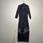 Zamp Boy ZR-10 Fr Auto Racing Suit Pant Coveralls Black Onepiece Track Cotton Used. Price: $23.99.