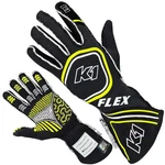 K1 Racegear Glove Flex X-large Black / Flo Yellow Sfi Fia 23-FLX-NFY-XL New. Price: $125.01.