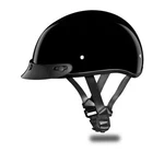 Daytona Helmets Skull Cap 1/2 Open Face Gloss Black Dot Motorcycle D1-A New. Price: $89.96.