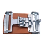 Bxr Racing Harness Center Buckle With Brown Leather Pad 3" Latch & Link New. Price: $29.99.