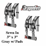 Dragonfire Racing 4 Point Harness 3" Grey 2 Pack New. Price: $252.68.