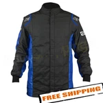 K1 Racegear 21-SPT-NB-XL X-large Black/blue Nomex Sportsman Driving Jacket New. Price: $295.00.