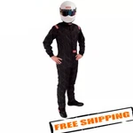 Racequip 91609039 Black Size Medium CHEVRON-5 Multi-layer SFI-5 Racing Suit New. Price: $277.60.
