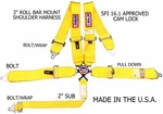 Rjs Sfi 16.1 Cam Lock 5 Point Roll Bar Mount Bolt Harness Yellow 1031706 New. Price: $184.79.