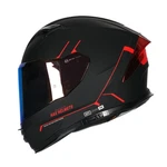 Hax Force Full Face Helmet Dual Visor Aerodynamic Enhanced Matte Black Red Dot New. Price: $179.99.
