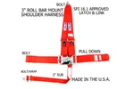 Rjs Sfi 16.1 Latch&link Bolt Harness Belt V Roll Bar Mount Red Black Hw New. Price: $91.99.