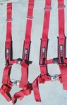 50 Cal Racing 4 Point 3 Seat Belt Safety Harness Red Set Of 2 Used. Price: $125.00.