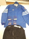 Simpson Racing Blue Nomex Zip Up Large Jacket W/STD.19 Pants Gloves Pre-owned. Price: $160.00.