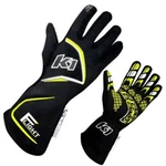 K1 Racegear 23-FLT-NFY-L Flight Racing Gloves Black/fluorescent Yellow Large New. Price: $198.84.