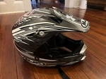 Hjc Motocross Helmet Arena CL-X5Y Flyin' Kolors Size Youth Small Silver/black Pre-owned. Price: $12.00.