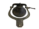 Large Cast Iron Dinner Bell Farm Church School # 2 Antigue Vintage Style New. Price: $89.95.
