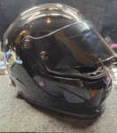 Pyrotect Pro Sport Racing Helmet Sa 2020 Gloss Black 3XL- Hans Post /side Air Used. Price: $200.00.