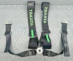 *authentic* Takata 71000-0 4-POINT Camlock Harness Black Fia Expired Track Used. Price: $290.00.