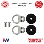 Simpson Racing Hybrid Ring Helmet Anchors - Sa #sfidrk New. Price: $62.70.