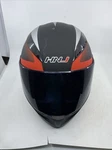 Hnj Full Face Helmet Fmvss 218 Xxl Black And Red Pre-owned. Price: $60.00.