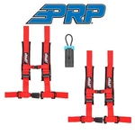 Prp (2) Red 4-POINT 2" Harness/seat Belt Bypass Connector For Polaris & Can-am New. Price: $239.98.