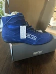 Sparco Race Driving Shoes, Size Blue, Sfi Rally 001272011A New With Box. Price: $160.65.