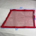 Rjs 32X18X25 Oblong Mesh Non-sfi Window Net Red New. Price: $21.99.