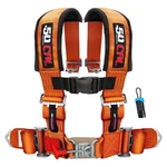 Orange 3" 4-POINT Utv Harness W/ Rzr & X3 Bypass 50 Cal Pro-series Race Latch New. Price: $134.99.