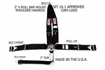 Rjs Sfi 16.1 5PT Cam Lock V Roll Bar Mount Wrap & Bolt Pull Up Black 1058401 New. Price: $156.99.