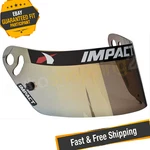 Impact Racing 19300905 Replacement Yellow Iridium Helmet Shield New. Price: $112.65.