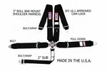Rjs Sfi 16.1 Cam Lock 5 Point Roll Bar Mount Bolt Harness Black 30298-18-06 New. Price: $184.79.