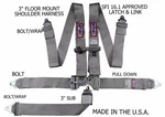 Rjs Racing Sfi 16.1 Latch & Link 5 Pt Floor Mount Harness Gray 1131007 New. Price: $137.49.