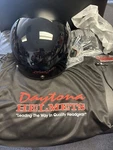 Daytona Helmets Skull Cap Hi Gloss Black Dot Size Brand New. Price: $49.99.