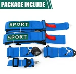 Bestzheyu 1PC Blue 5-POINT Racing Safety Harness Set With Ultra Comfort Heavy New. Price: $40.99.
