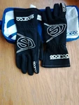 Sparco Land Racing Gloves W/bag Size 10 (large) Black Fia 8856 2000 Approved Pre-owned. Price: $44.99.
