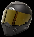Simpson Gbgse Helmet Shield - Ghost/speed Bandit Series Gold Mirrored New. Price: $97.35.