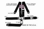 Rjs Racing Sfi 16.1 5PT Latch & Link Harness Belt Roll Bar Black 50502-18-23 New. Price: $94.99.