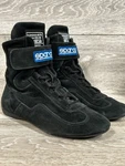 Sparco Racing Karting Boots UK5 EU38 Fia Standard 8856-2000 Black Suede Leather Used. Price: $37.31.