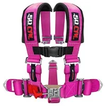 5 Point Safety Harness 3 Inch Padded Seat Belt Latch Lock Sternum Strap Pink New. Price: $134.99.