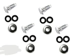New! 1965 - 1968 Mustang Seat Belt Bolt Chrome Set Of 4 With Washers Kit,. Price: $33.95.
