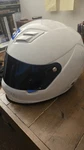 Hjc Motorsports AR10 Full Face White Helmet Blue Tint & Clear Visor Size Large New. Price: $165.00.
