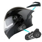 1STORM Motorcycle Full Face Dual Visor Helmet HB89 + Spoiler Bluetooth Headset New. Price: $139.95.