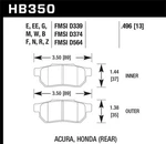 Hawk Performance HB350G 496 Dtc 60 Disc Brake Pad New. Price: $231.74.