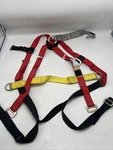 Max Force/ Fall Arrestor Full Body Safety Harness Vest L. Polyester MODEL:6013 Used. Price: $55.00.