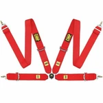 Fia Omp Saloon 4-POINTS Red / Black Seatbelt Harness Belts Race Racing Rally New. Price: $236.00.