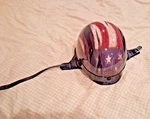 Harley-davidson Men's Aura Ultra-light Half Helmet Featuring American Flag New. Price: $55.00.