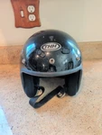 Thh T-381 Open Face Motorcycle Helmet Flat Black Medium Dot Approved No Visor Pre-owned. Price: $39.95.