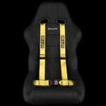 Braum Racing 4 Point 2" Strap Single Harness - Yellow New. Price: $109.99.